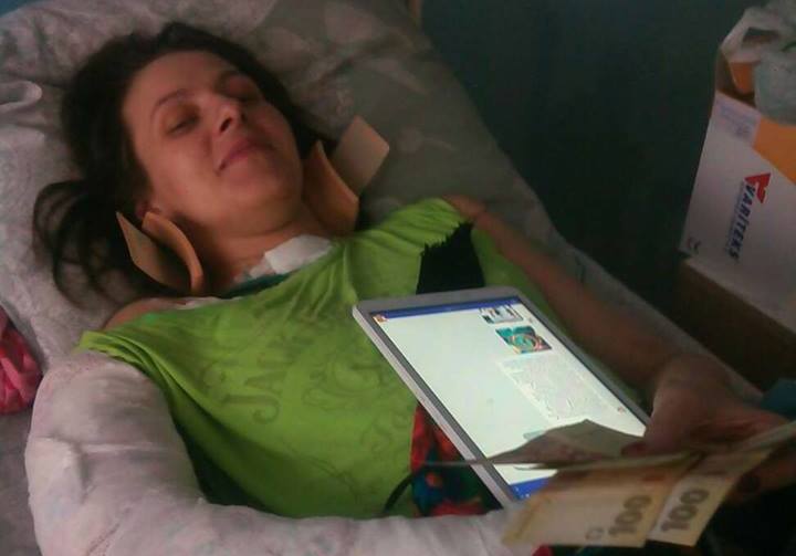 Жителей Николаевщины просят оказать помощь Елене Арваниной, получившей тяжелые травмы в ДТП 1