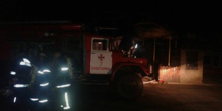 Горячее. В Баштанке горело кафе, в Вознесенске “замкнуло” щитовую в ресторане