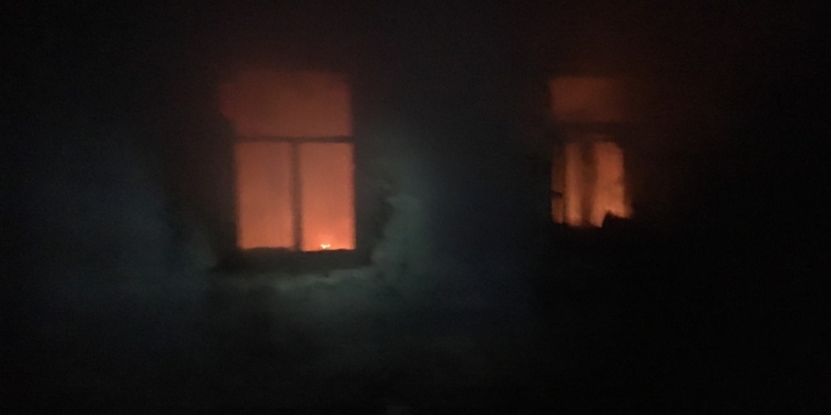 В Ковалевке сгорел жилой дом