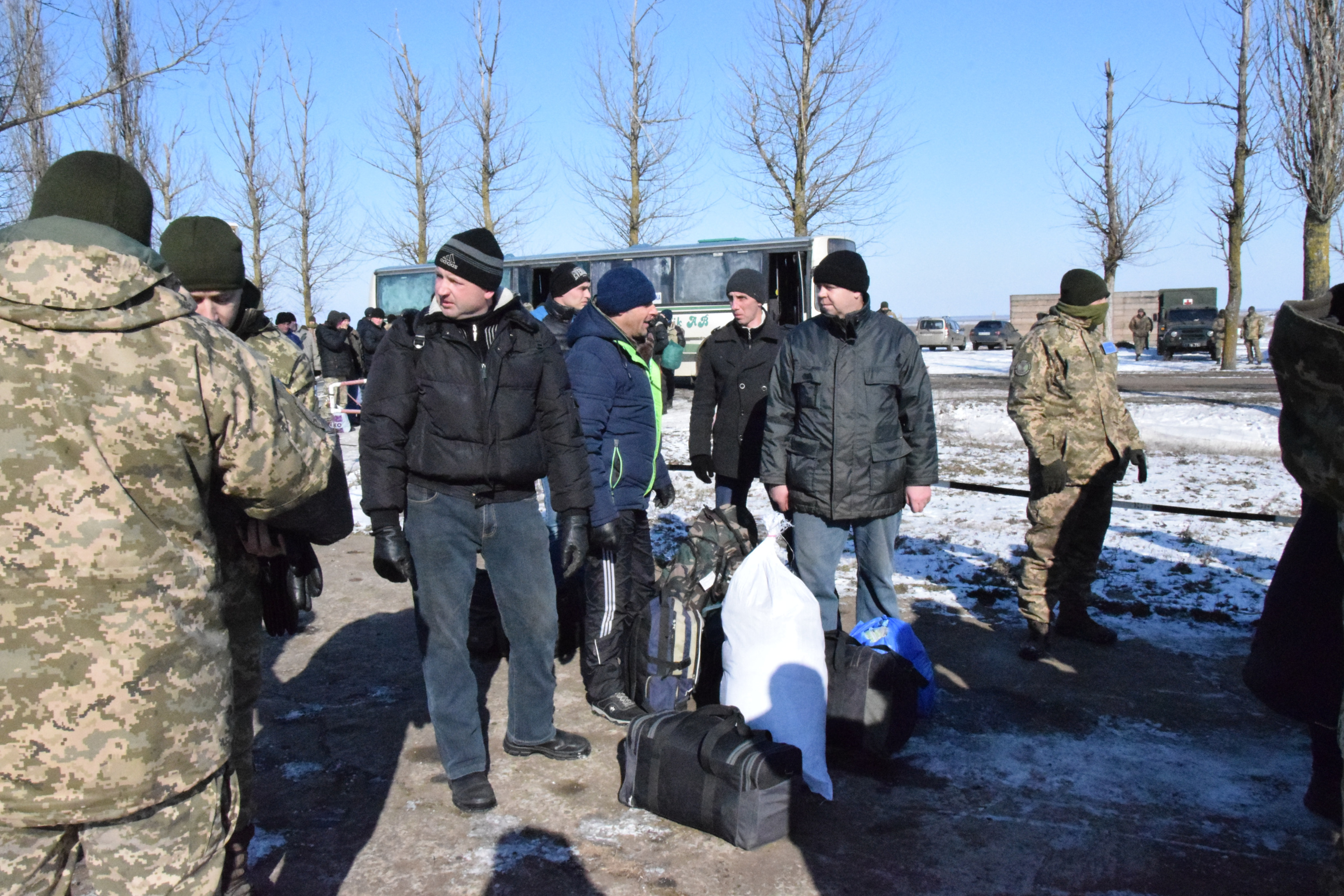 На Широколановском полигоне на Николаевщине собралось почти шесть сотен резервистов со всей Украины