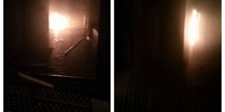 В офис ровенского СМИ бросили бутылки с зажигательной смесью