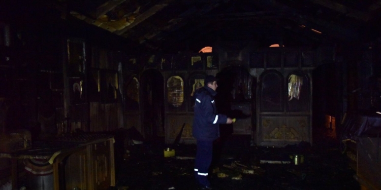 Ночью во Львове горела церковь УПЦ МП