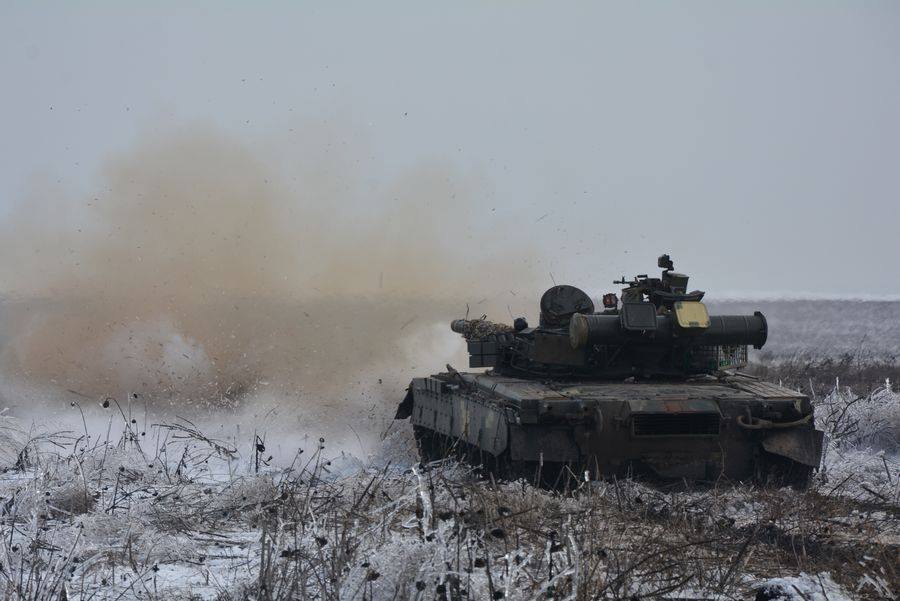 Танкисты 79-й Николаевской отдельной десантно-штурмовой бригады провели боевые стрельбы 13