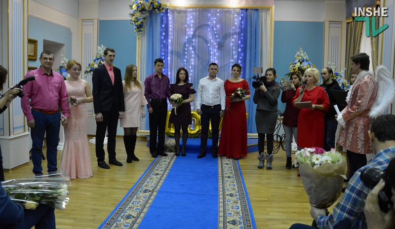 «Брак за сутки»: в Николаевском краеведческом музее в День святого Валентина поженились четыре пары 5