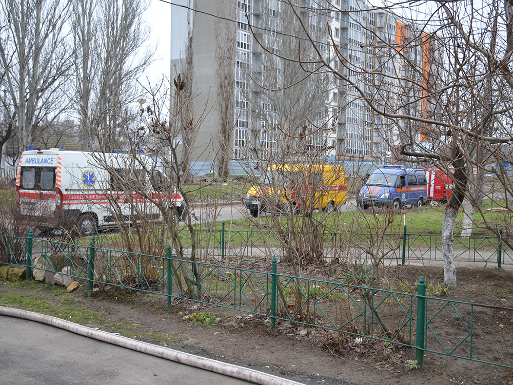 Пожар на Гражданской. В Николаеве горел жилкоп, эвакуировали 4 человек 4