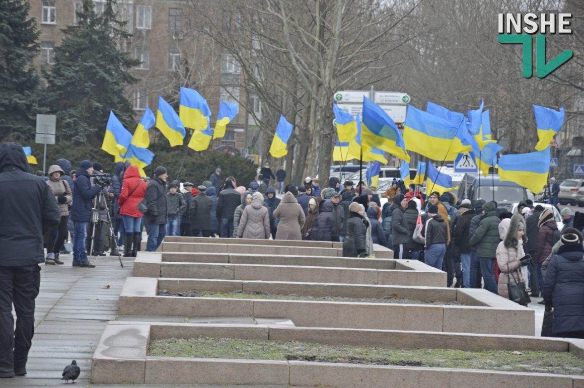 В Николаеве организовали масштабный митинг против выборов в оккупированном Крыму 1