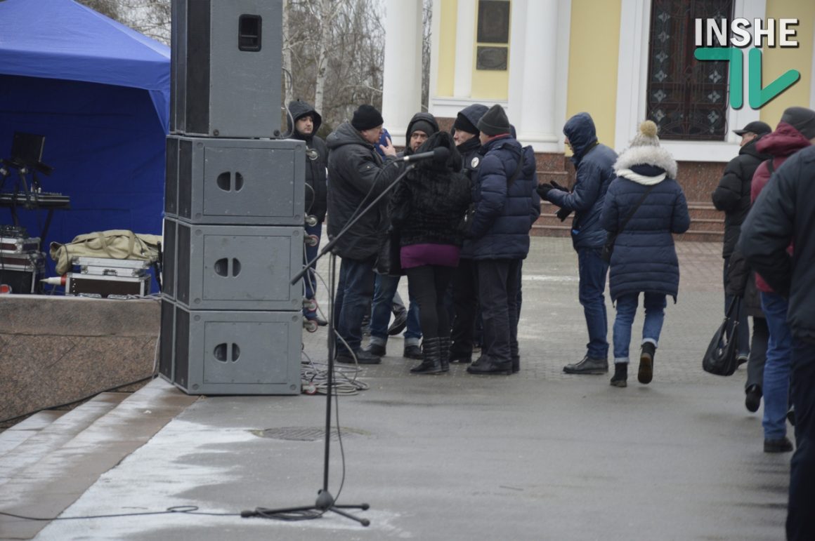 Акция сторонников Саакашвили в Николаеве: Потасовки из-за музыки, обвинения власти в провокациях 34