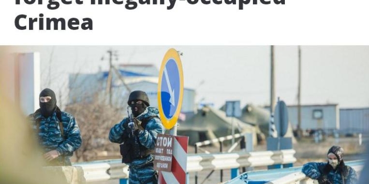 “Четыре года спустя – но мы не забудем незаконно оккупированный Крым”: 8 министров иностранных дел написали совместную статью