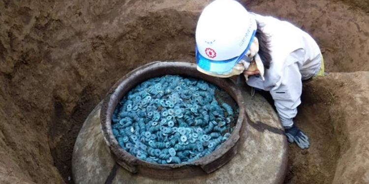 Крупнейший клад нашли в Японии – 260 тыс.монет