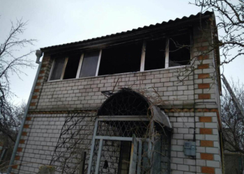 На Николаевщине горела чья-то дача