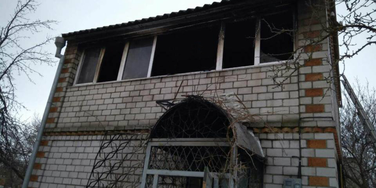 На Николаевщине горела чья-то дача