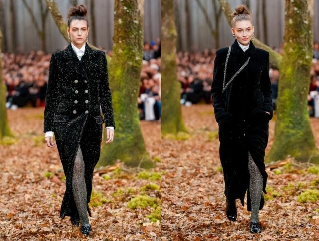 Вы в лес по грибы? Нет, на показ мод - руководитель модного дома Chanel дизайнер Карл Лагерфельд презентовал новую коллекцию 3