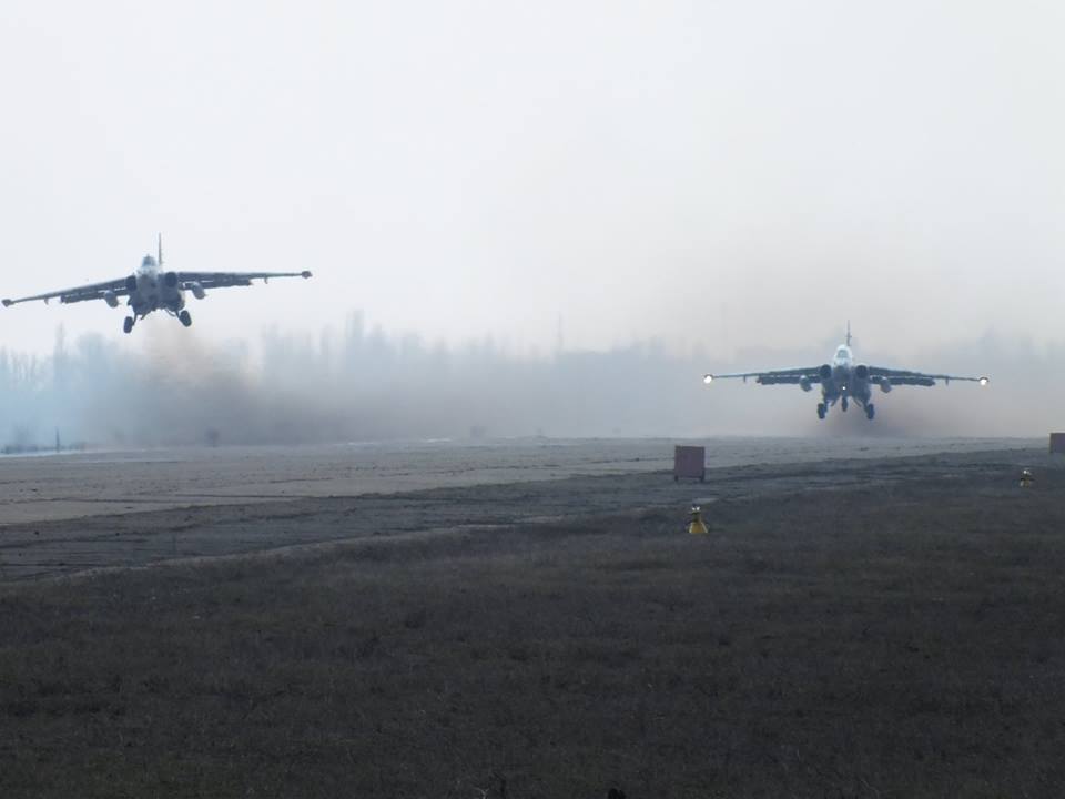 Николаевские летчики задействовали свои штурмовики на учениях Сухопутных войск 13