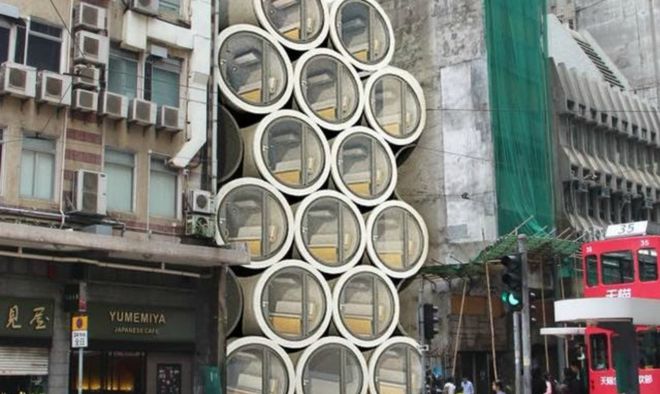Труба зовет. В Гонконге научились строить квартиры из списанных водопроводных труб 1