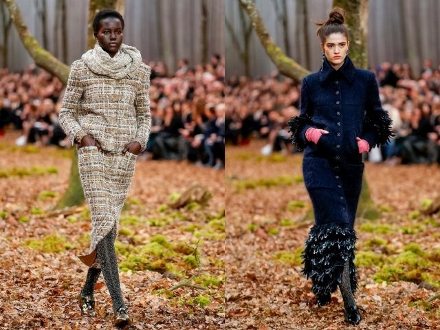 Вы в лес по грибы? Нет, на показ мод - руководитель модного дома Chanel дизайнер Карл Лагерфельд презентовал новую коллекцию 5