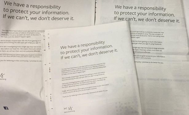 Цукерберг извинился за утечку данных в Facebook через британские газеты