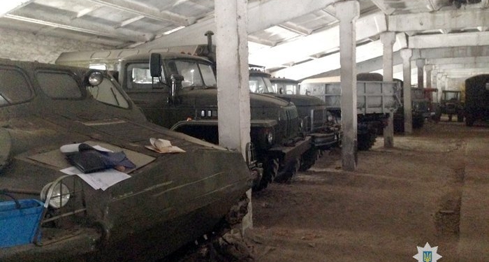 В Житомирской области нашли 200 единиц краденной военной техники