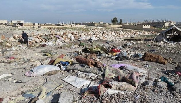 Самолеты РФ разбомбили лагерь беженцев в Идлибе