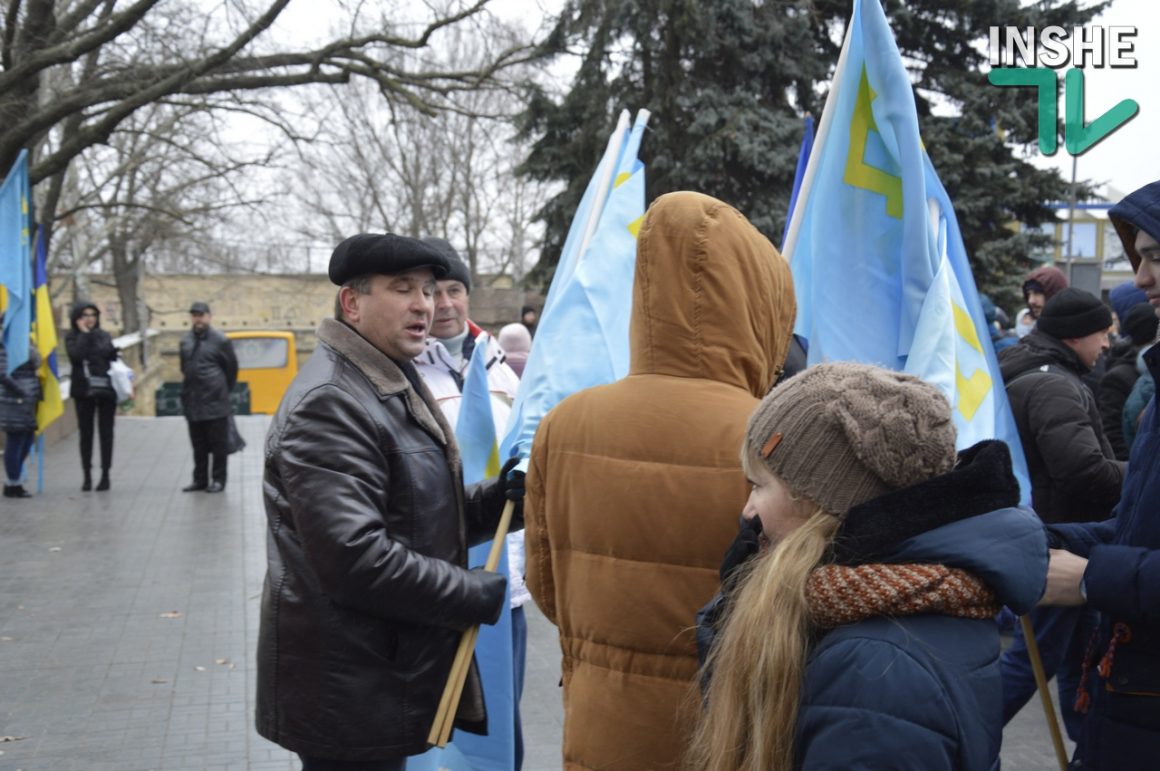 В Николаеве организовали масштабный митинг против выборов в оккупированном Крыму 15