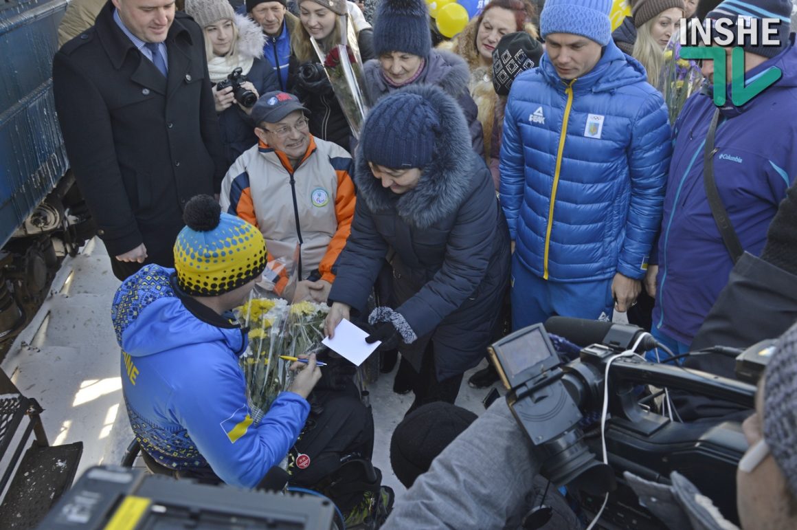 Николаевцы тепло встретили победителя Паралимпийских игр лыжника Ярового 11
