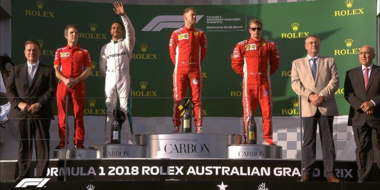 Формула-1: Феттель выиграл Гран-при Австралии