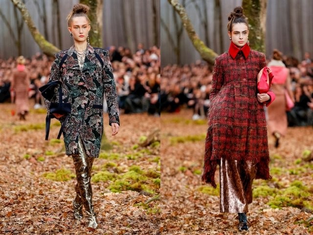 Вы в лес по грибы? Нет, на показ мод - руководитель модного дома Chanel дизайнер Карл Лагерфельд презентовал новую коллекцию 15