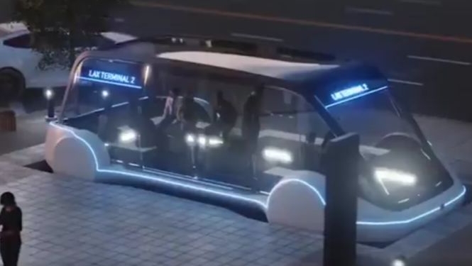 Скоростное метро? Маск показал тоннельный электробус