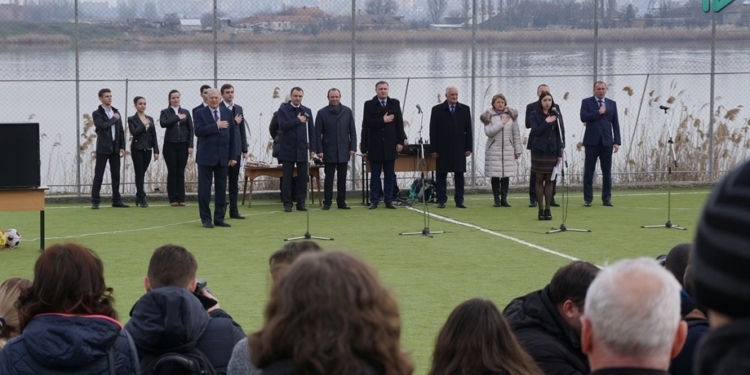 В ЧНУ им.П.Могилы в День освобождения Николаева от немецко-фашистских захватчиков открыли стадион