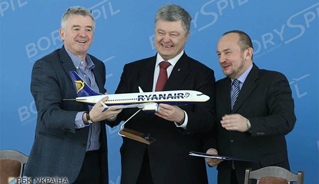 Неужели в самом деле. Порошенко пообещал билеты Ryanair по 10 евро