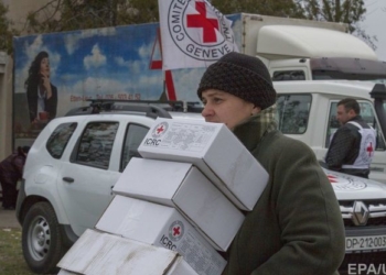 Красный Крест направил в оккупированные районы Донбасса более 200 тонн гумпомощи