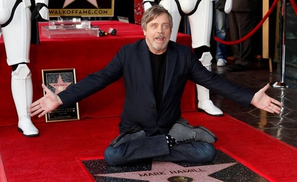 “Люк Скайуокер” получил звезду на Аллее славы