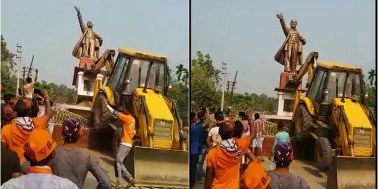 Призрак коммунизма тает и в Индии – там снесли статую Ленина, простоявшую 5 лет