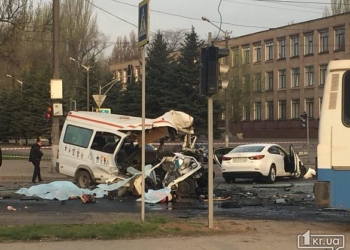В больнице Кривого Рога умер еще один пострадавший в резонансном ДТП с участием маршрутки