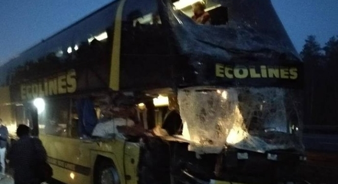 Автобус с украинцами попал в серьезное ДТП в Чехии, пострадали 8 человек