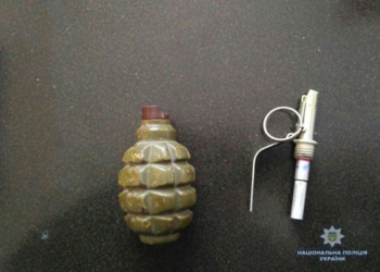 У пьяного жителя Веселиновского района полицейские обнаружили боевую гранату