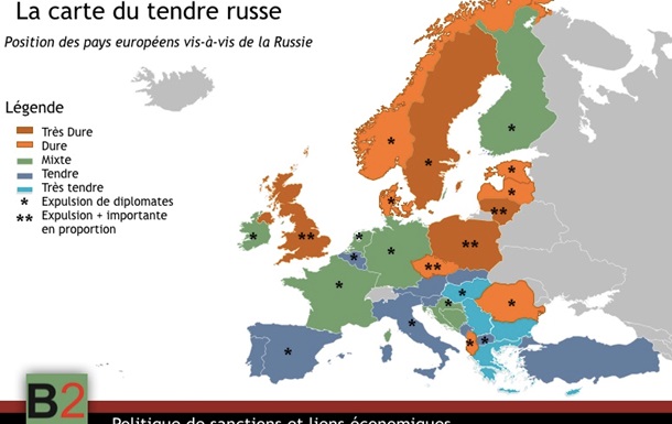 В ЕС составили рейтинг отношений стран Европы к России: от Венгрии до Швеции 1