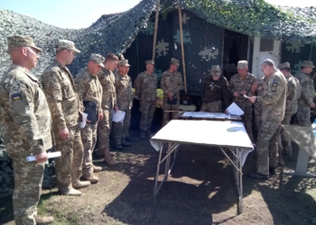На полигоне Широкий лан две мотопеходные бригады отработали различные сценарии боевых действий на Донбассе