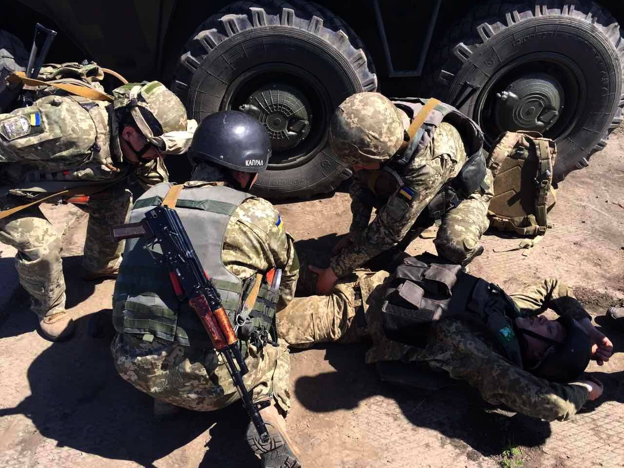 На полигоне в Кривом Роге во время учений подорвались на гранатах трое военнослужащих