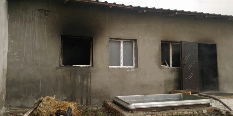 В Первомайском районе чуть не сгорела баня