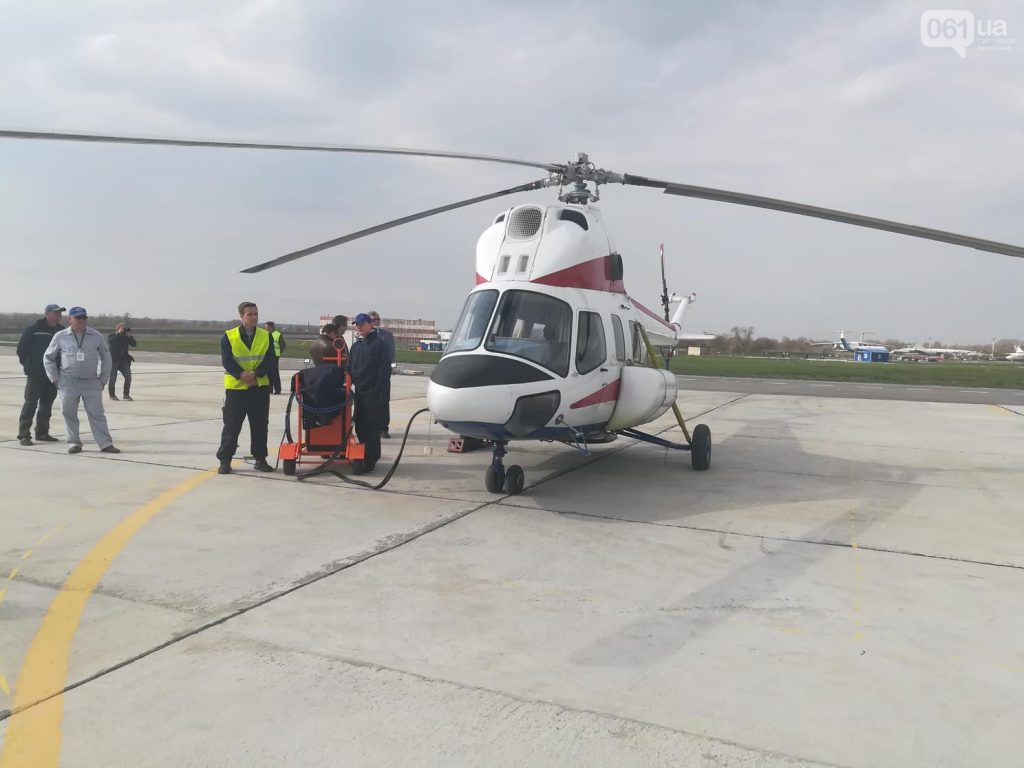 Премьерный полет. "Мотор Сич" подняла в небо первый украинский многофункциональный вертолет 5