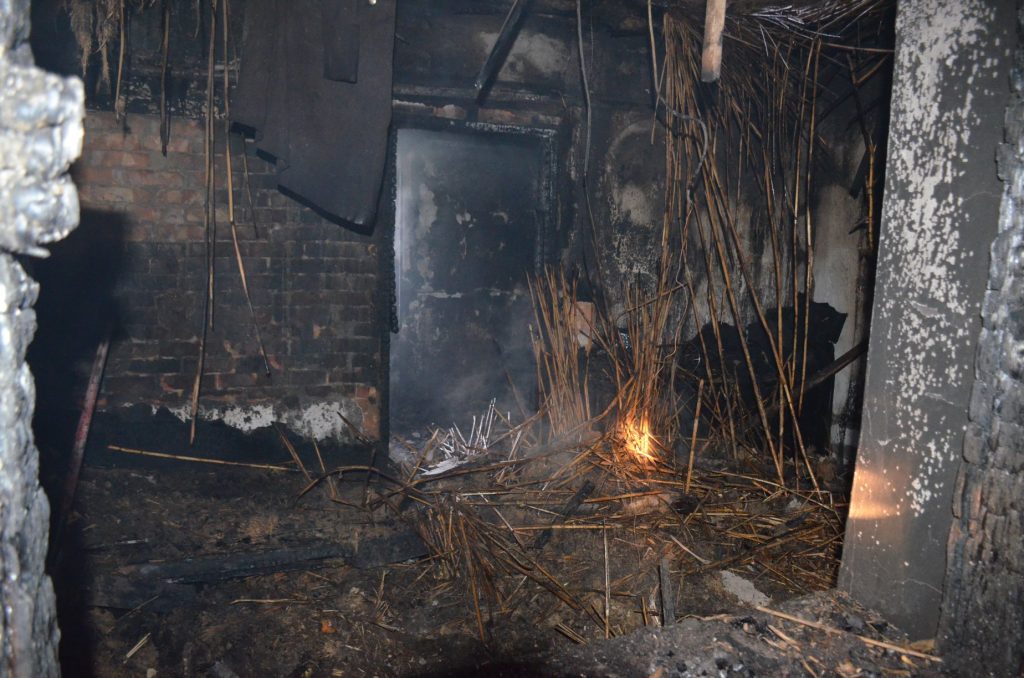 В Николаеве сгорел дом, а в нем - мать с сыном 19