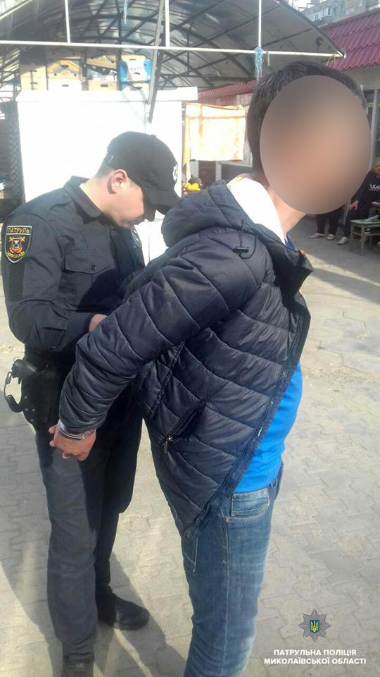 Николаевцы задержали грабителя, которого разыскивала полиция Одессы 1