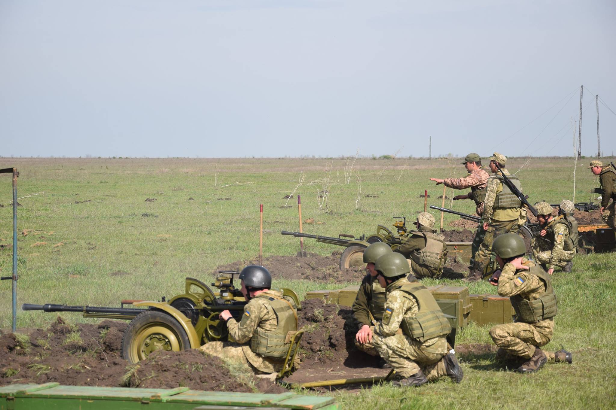 Под Николаевом прошли учения по охране военных аэродромов