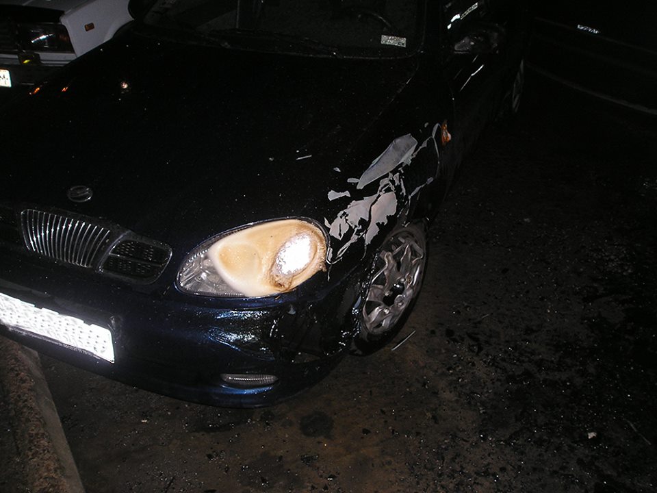В Южноукраинске на улице сгорел Renault 3