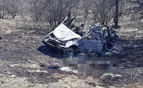 В Луганской области подорвалась на мине машина с гражданскими. Все погибли