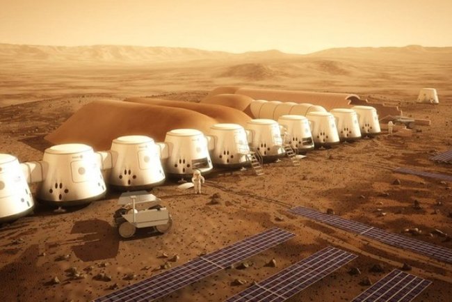 Как-то...не очень. Ученые показали место на Марсе, где могли бы жить люди 1