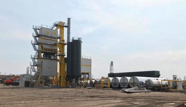 В Украине запустили мощный асфальтобетонный завод по итальянской технологии