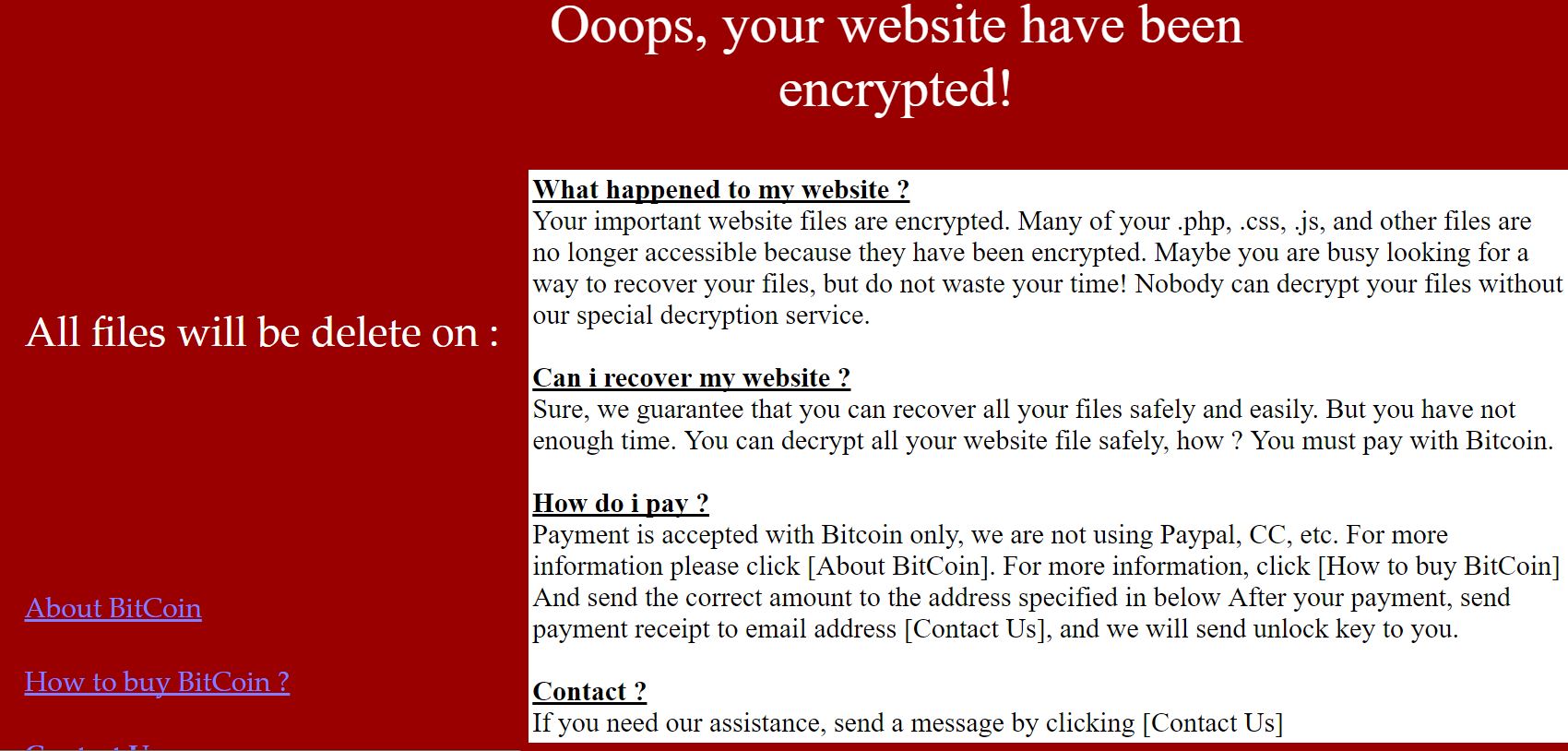 Взломали сайт Минэнерго. Хакеры требуют криптовалюту