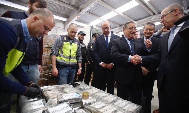 В Испании изъяли рекордную для Европы партию кокаина весом почти 9 тонн