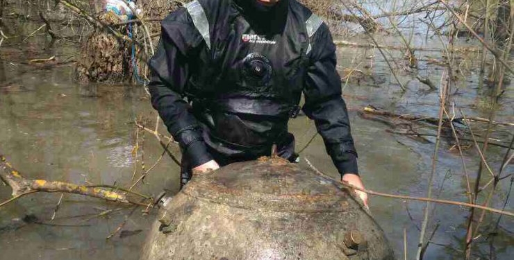 На Дунае всплыла уже четвертая морская мина